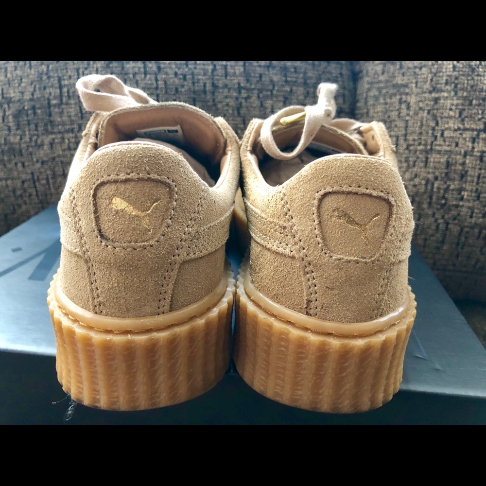 Fenty Puma Creepers By Rihanna Oatmeal Size 8 - Picture 5 of 8